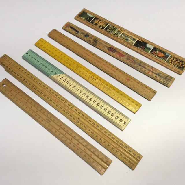 RULER, Wooden Metric